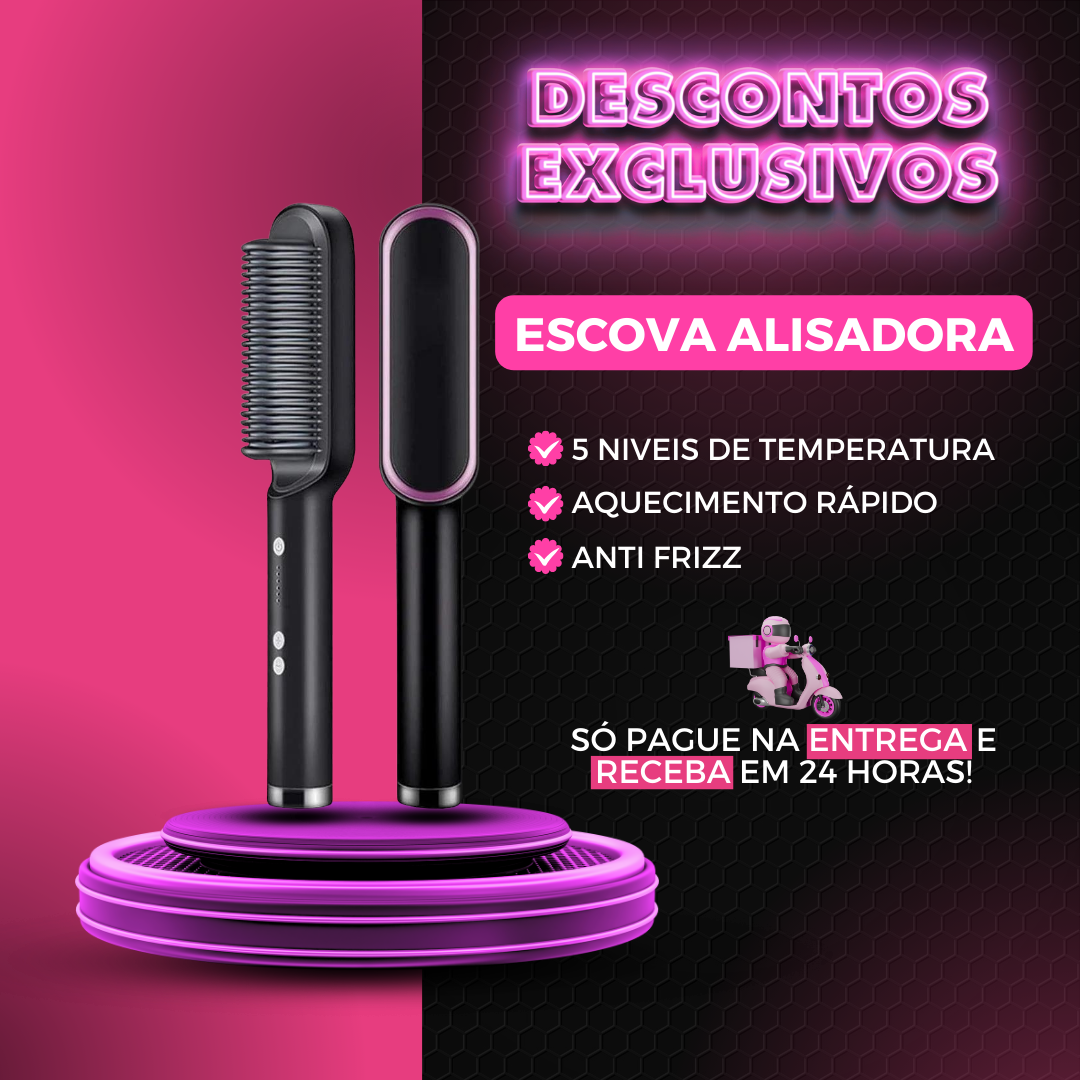 Descontos exclusivos Escova Alisadora